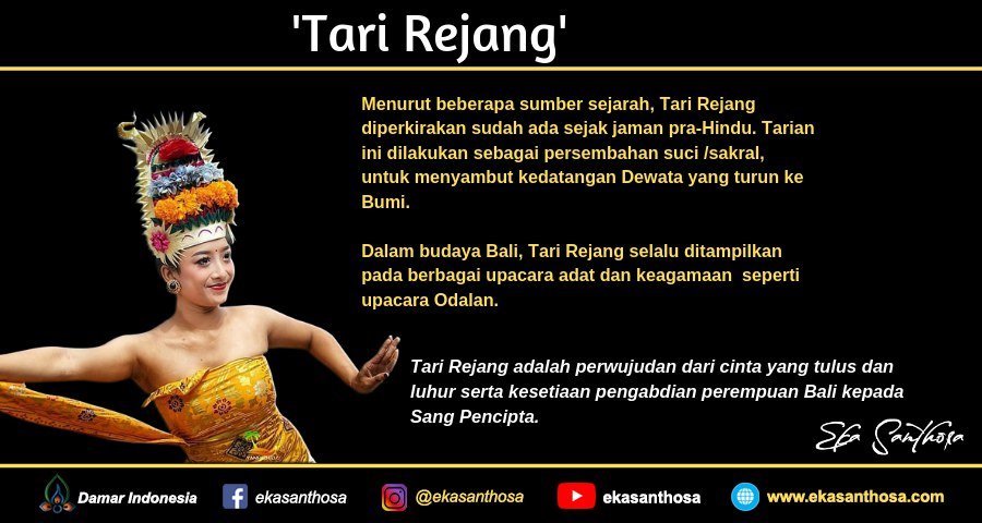 Filosofi Di Balik Gerakan Tari Rejang