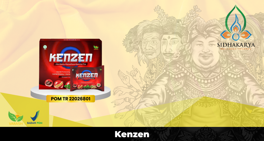KENZEN minuman energi yang dapat membantu memelihara stamina pria.